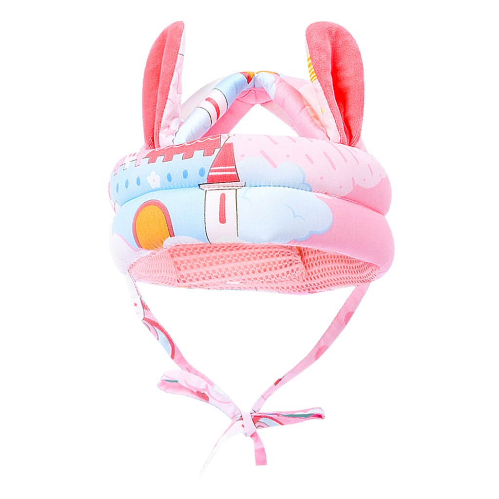 Soft Baby Helmet with Bunny Ears